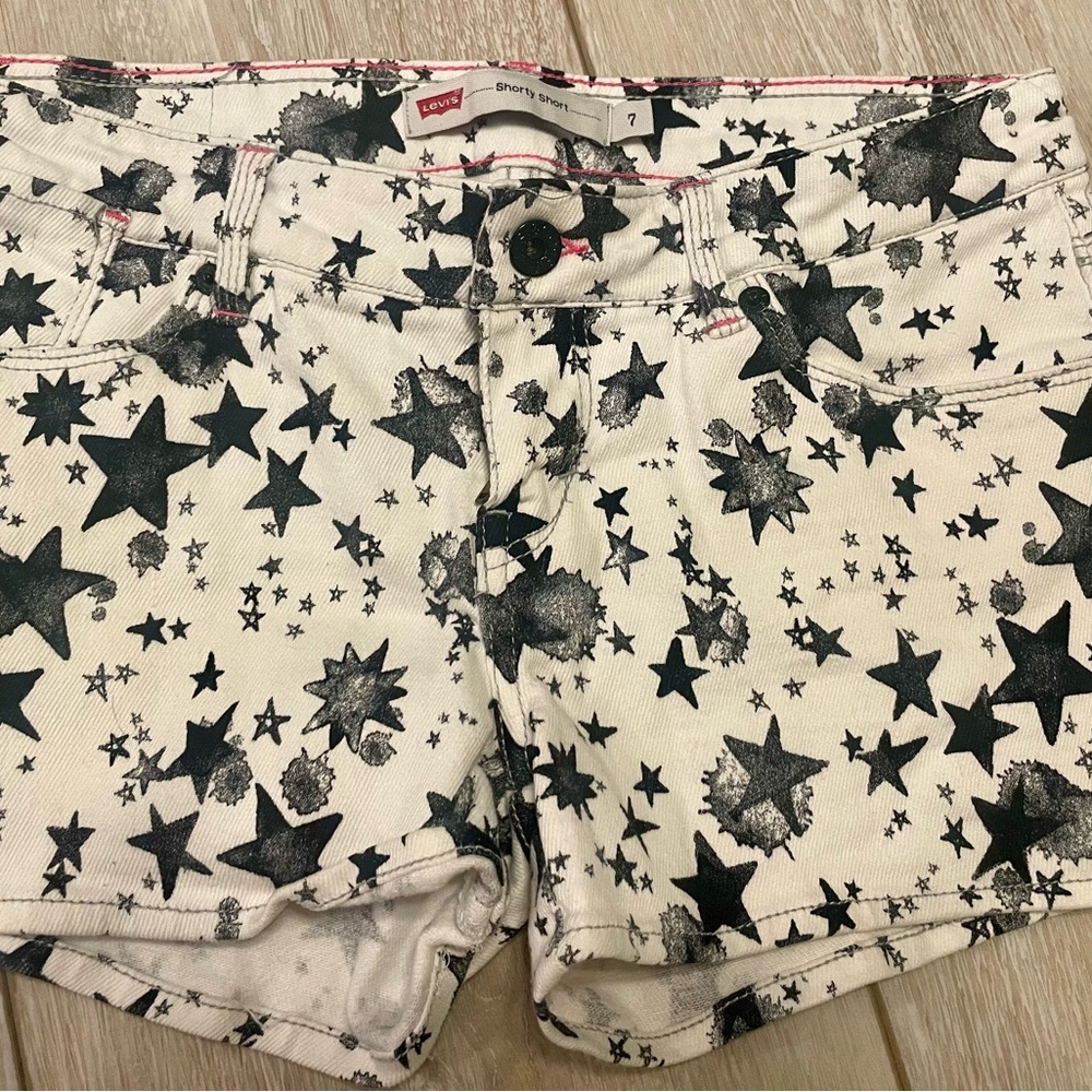 Levi’s shorty short jean shorts - patriotic , sexy, July 4